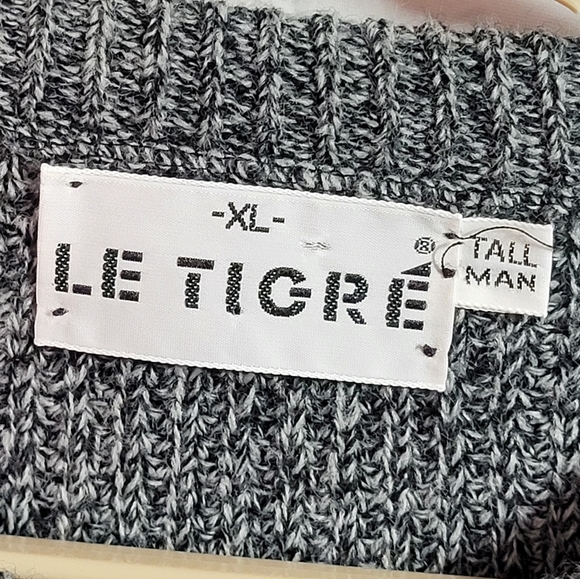 LE Tigre Classic Pullover Sweater XLT - Picture 4 of 10